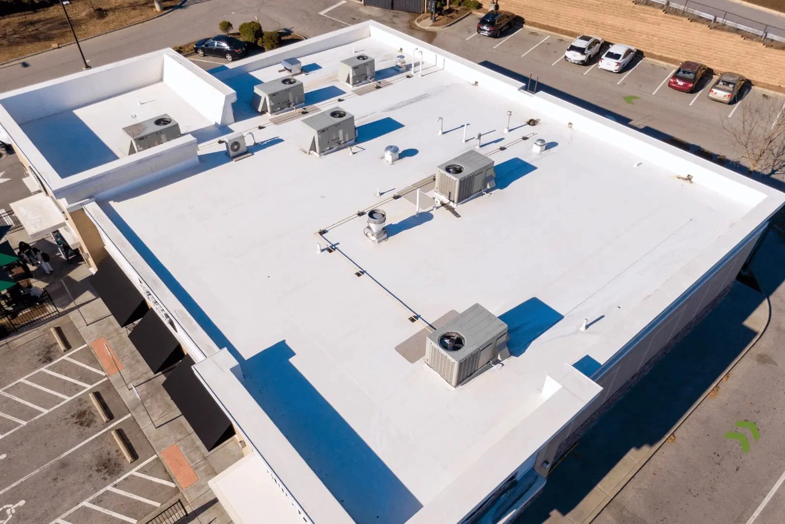 Commercial TPO roof system